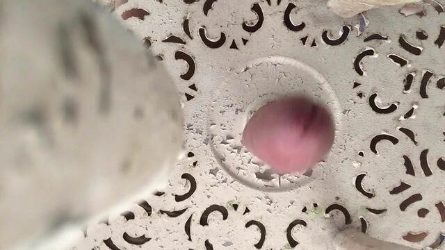 Me fucking a table with tight hole