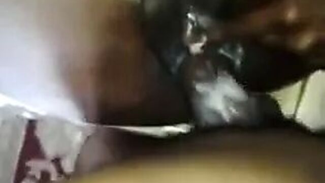Creamy ebony pussy