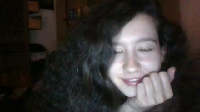 Curly hair French nude show