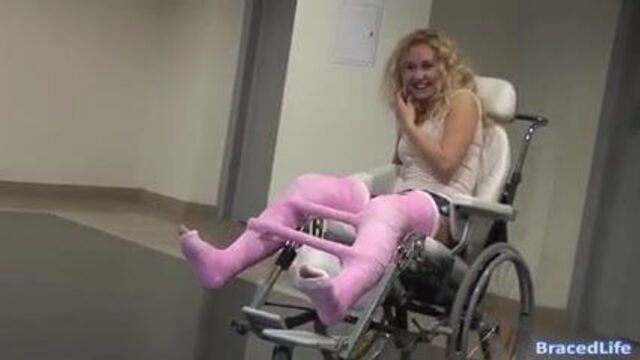 Long leg plaster casts compilation