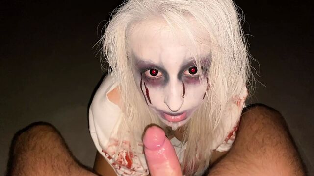 Creepy wife wants sperm ..Halloween special..