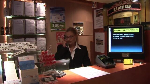 Fucking the woman owner of Erotheek Adult Theatre Schiedam