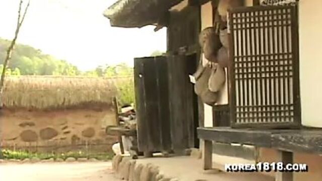 Korean sex in the woods