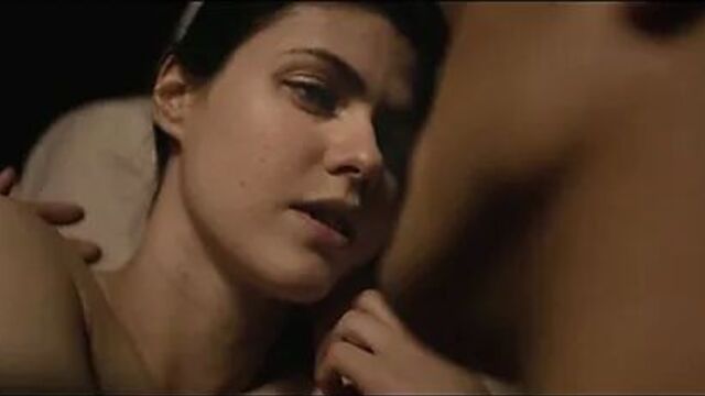 Alexandra Daddario, big tits and ass in sex scenes