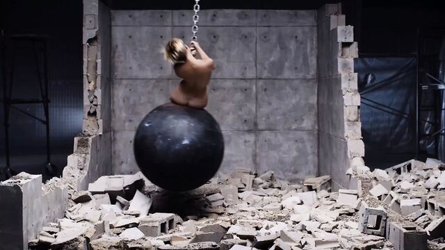 Miley Cyrus Wrecking Ball outtakes slowed see-through pussy.
