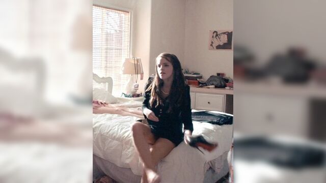 Emma Watson trying on shoes in The Bling Ring