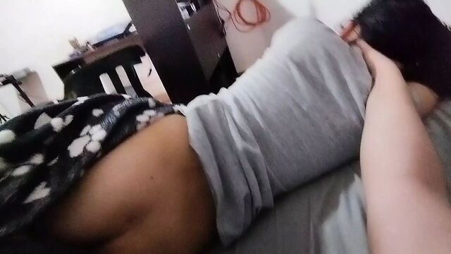 We fuck in the middle of a family reunion under the covers