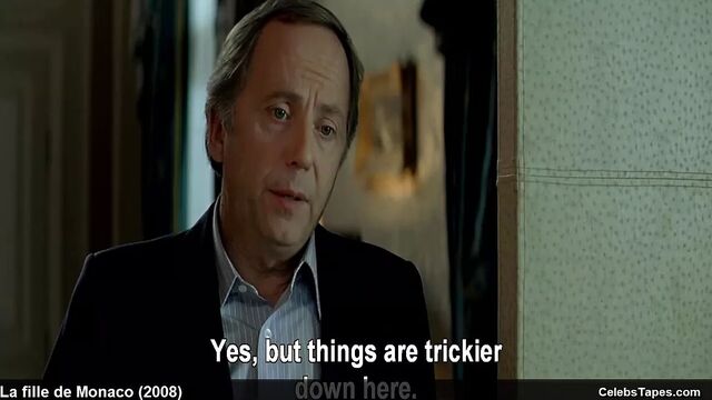 Celebrity Louise Bourgoin topless and see through in movie