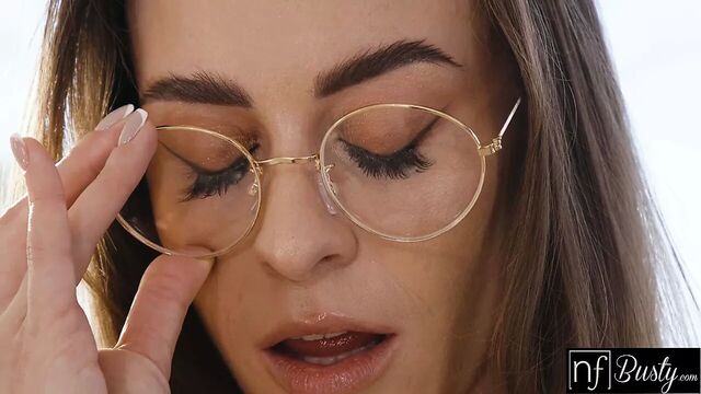 Busty Brunette Josephine Jackson Gives Sensual Blowjob and Cock Ride