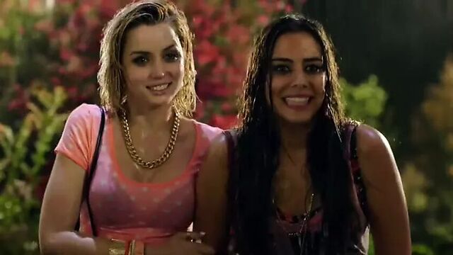 Ignacia Allamand. Ana de Armas & Lorenza Izzo - Knock Knock