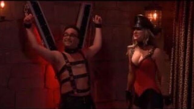 Kaley Cuoco SM Scene in TBBT Season 10x7