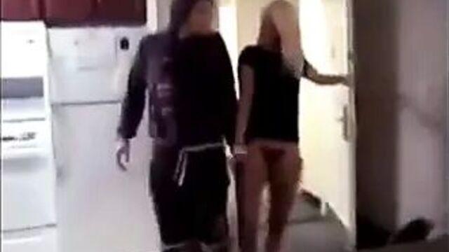 Heather Morris gets pantsed while dancing