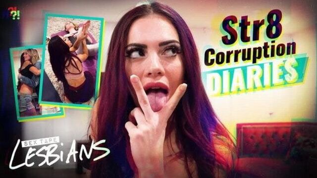 Scheming lesbian seduced her str8 bff 0n cam