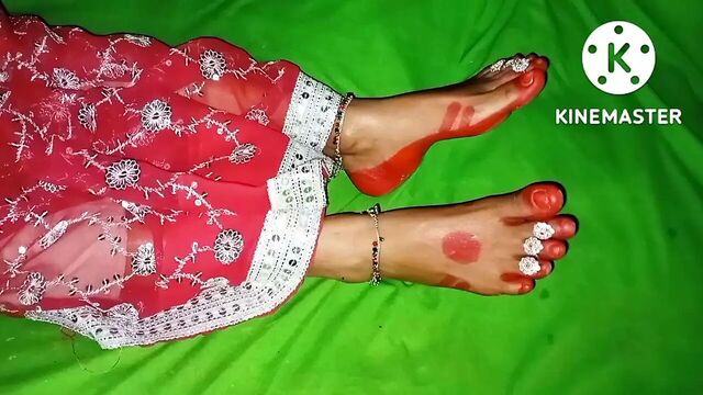 Indian newly Bhabhi suhagrat first night sex