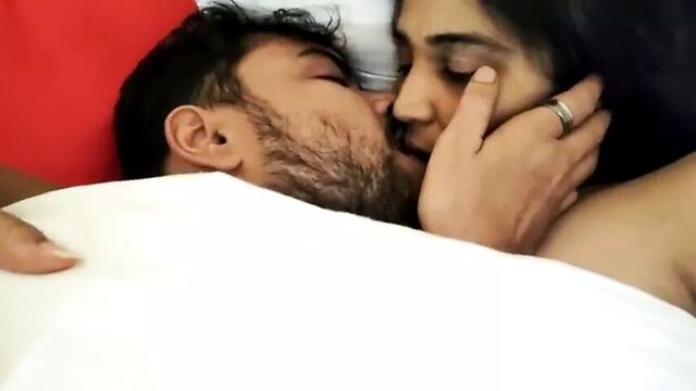 Romantic Couple – Boobs sucking and Kissing