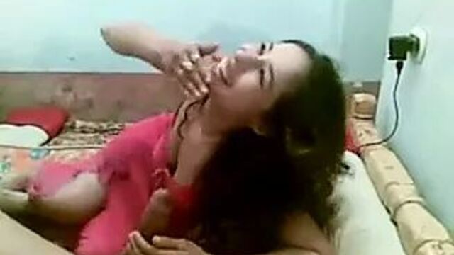Egyptian prostitute filmed at home