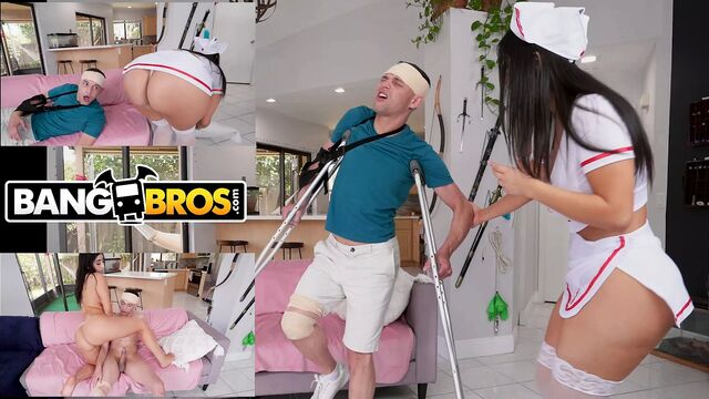 BANGBROS - Busty Mexican Healthcare Worker With Big Ass Dropping Her Uniform Goes The Extra Mile For Client