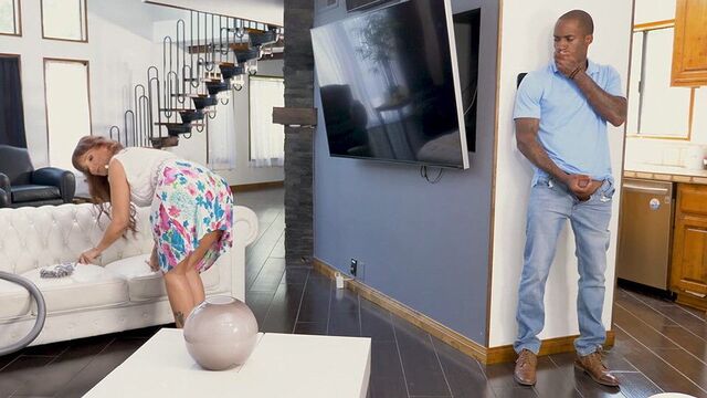 Big Black Cock finding solace with sexy horny MILF