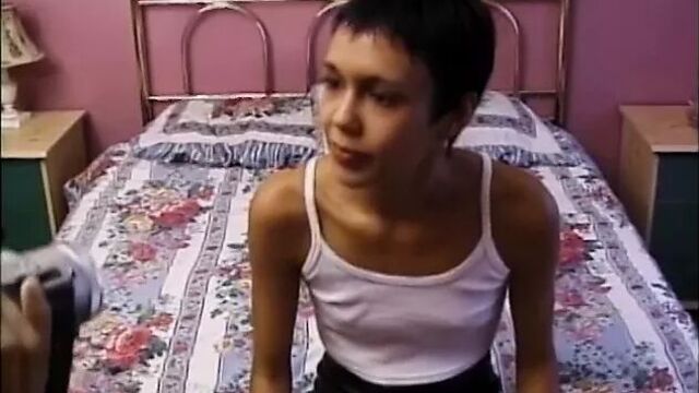 EDPOWERS - Skinny Tamara toying before big cock insertion