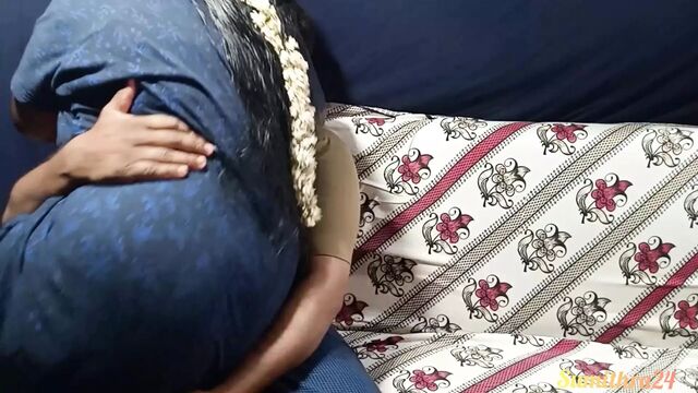 Desi Tamil couples hot sex face sitting pussy licking Doggy style hard fuck