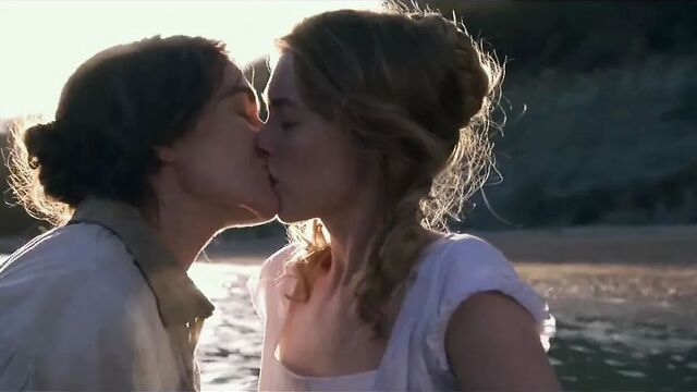 Saoirse Ronan and Kate Winslet in various lesbian sex scenes