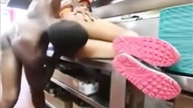 Fast Food Ebony Slut