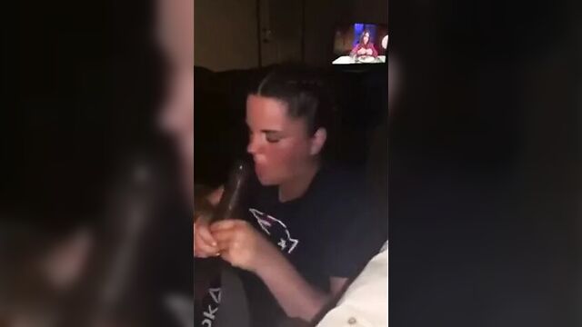 White Slut Sucking Dick