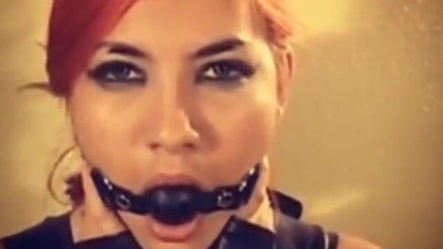Redhead ball gag
