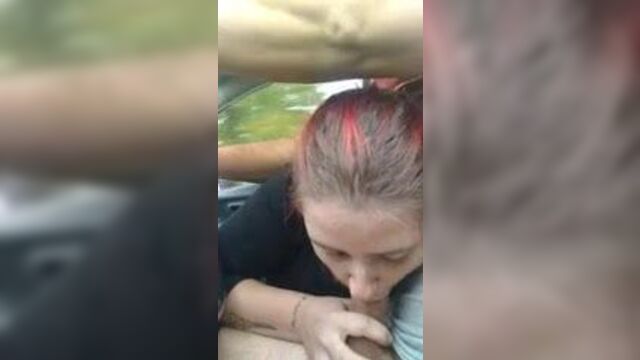 Road head (cum in mouth)
