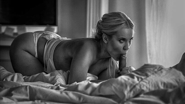 Romantic Lovemaking Photos in Black and White - Part 1