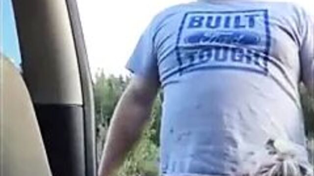 Roadside BlowJob with Beer Chugging and Shooting Guns