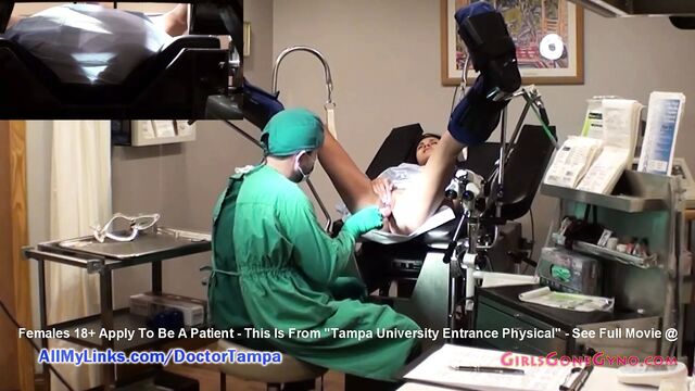 Alexa chang gets gyno exam from doctor in tampa on camera